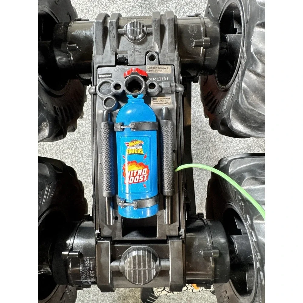 Hot Wheels RhinoMite RC Monster Truck New Bright Remote Control Tested w/ Nitro